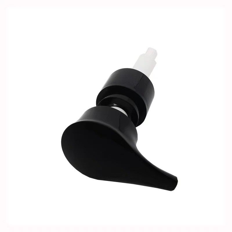 28 mm schwarze, glatte Lotionspumpe aus Kunststoff in Entenform